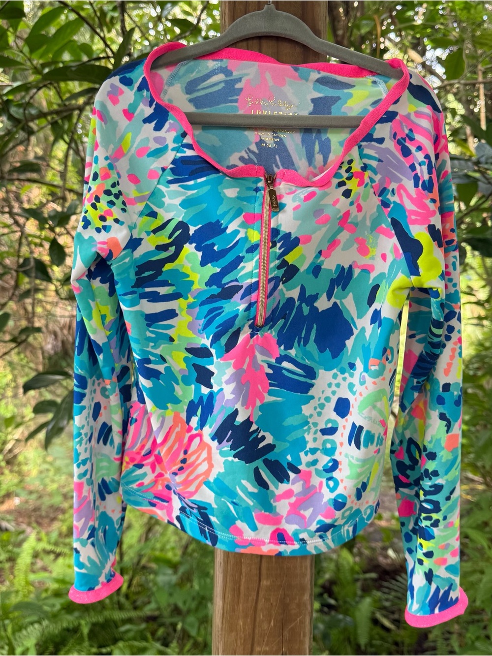 Lilly Pulitzer Girls Rashguard in Multi Dive In